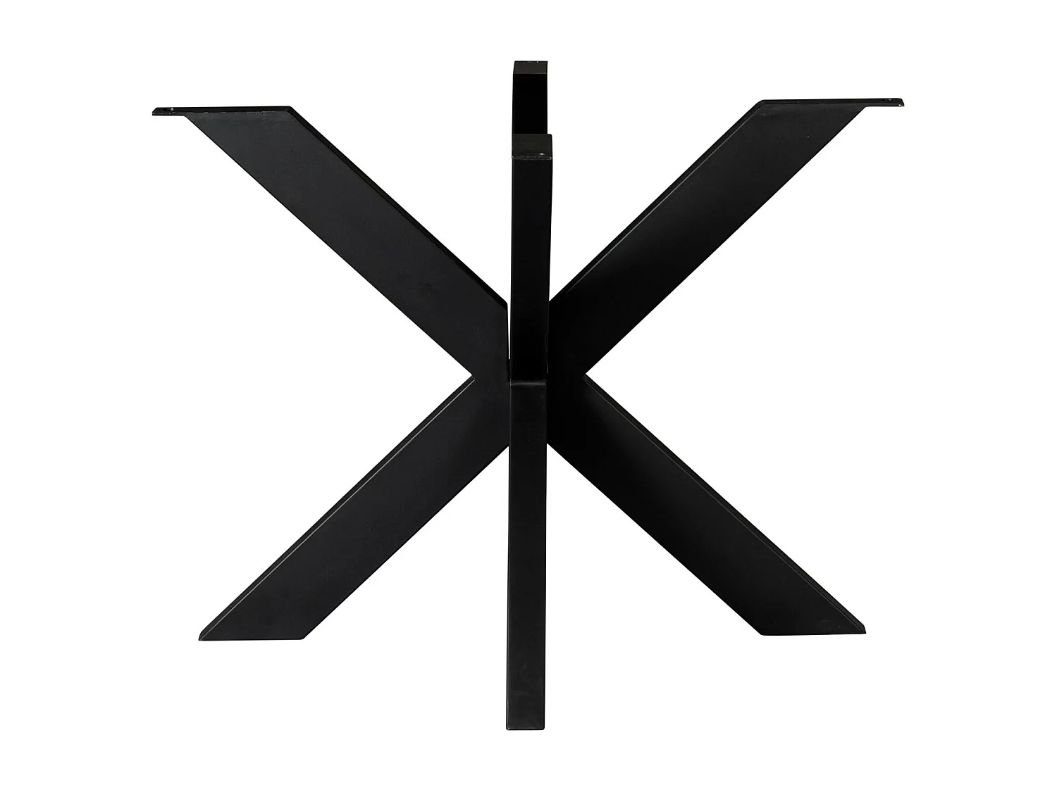 Pied de table mikado en métal noir pour table ronde / carrée RALF