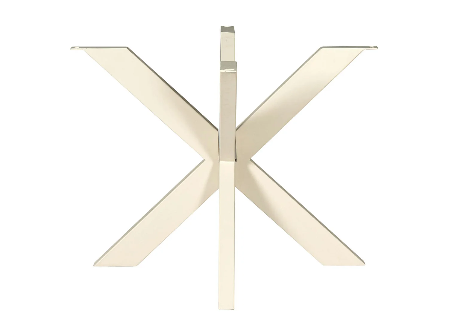 Pied de table mikado en métal sable pour table ronde / carrée RALF