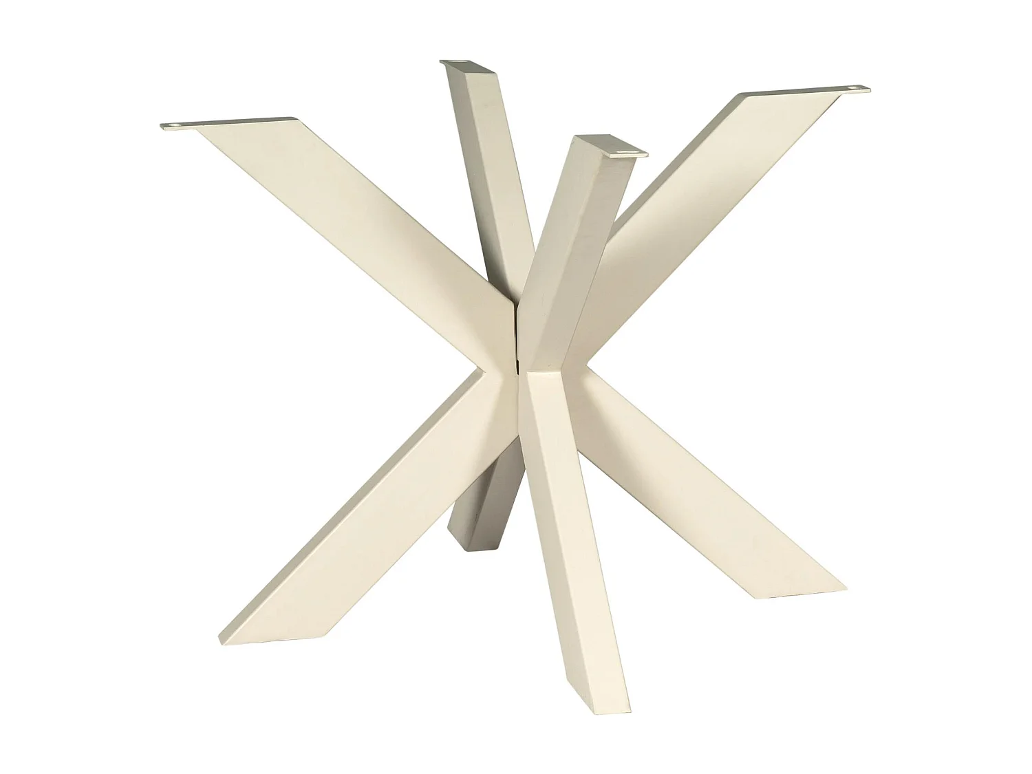 Pied de table mikado en métal sable pour table ronde / carrée RALF