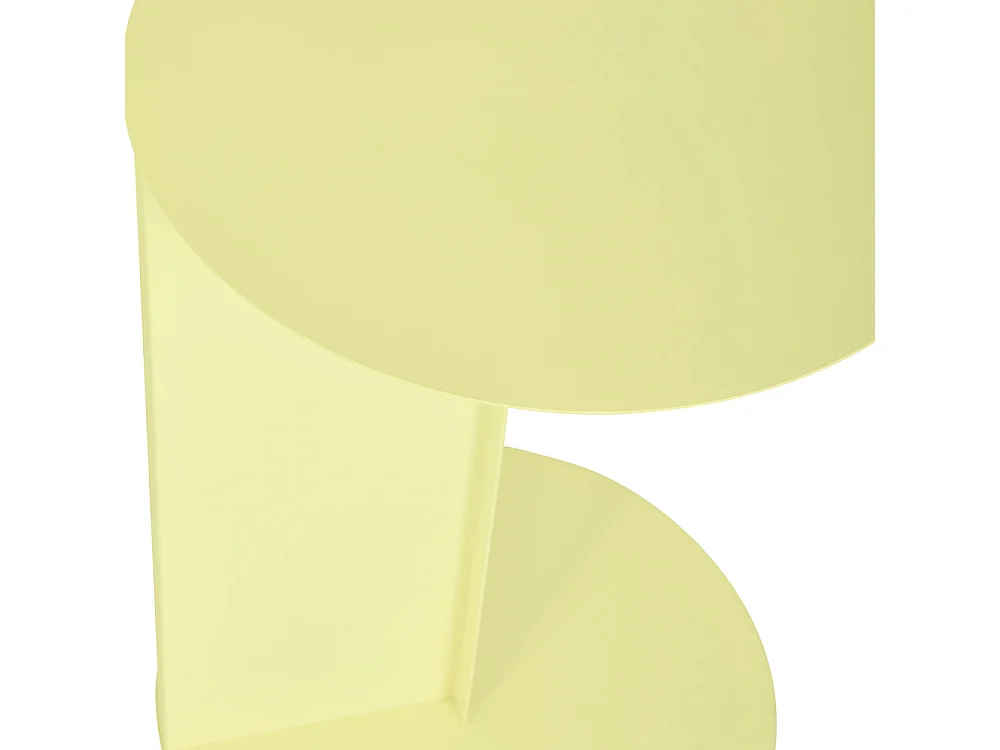 Jimy - Table d'appoint en métal H50cm - Jaune