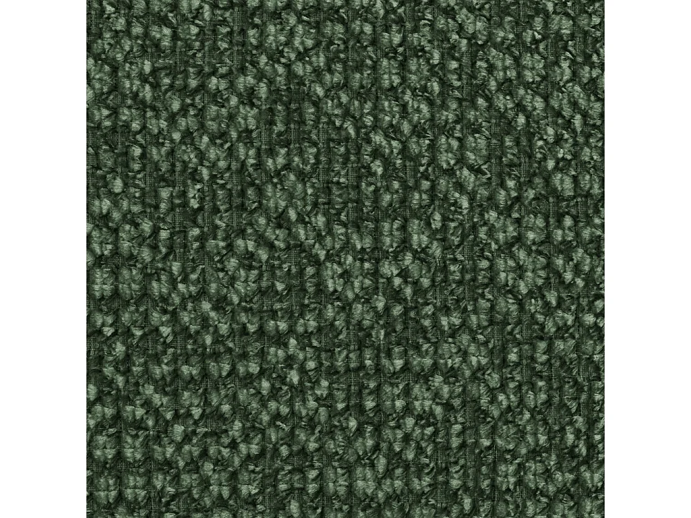 Canapé d'angle droit 5 places en tissu vert LOUIS