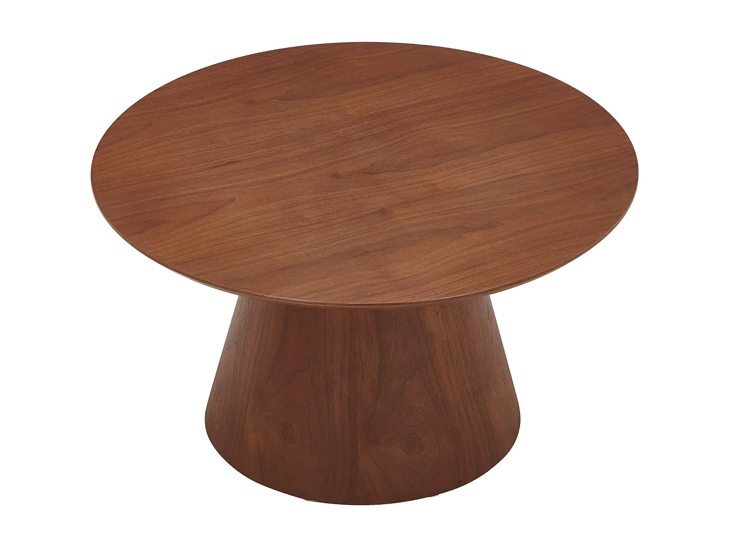 Table basse placage noyer - Naturel foncé - ANTALIZA