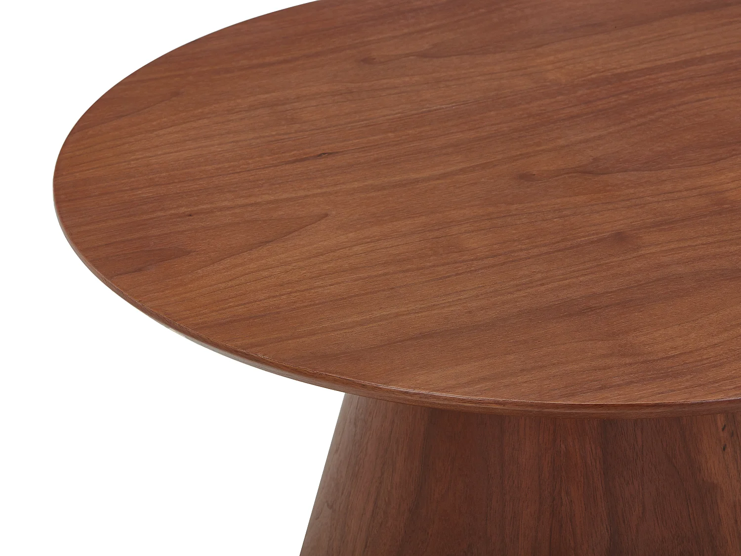 Table basse placage noyer - Naturel foncé - ANTALIZA