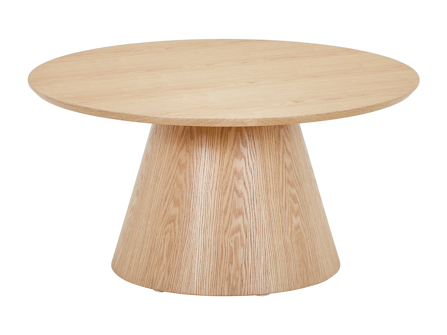 Table basse placage frêne - Naturel clair - ANTALIZA