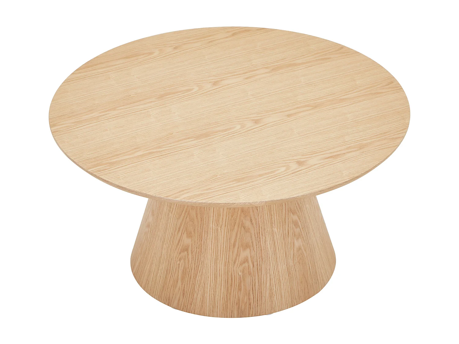 Table basse placage frêne - Naturel clair - ANTALIZA
