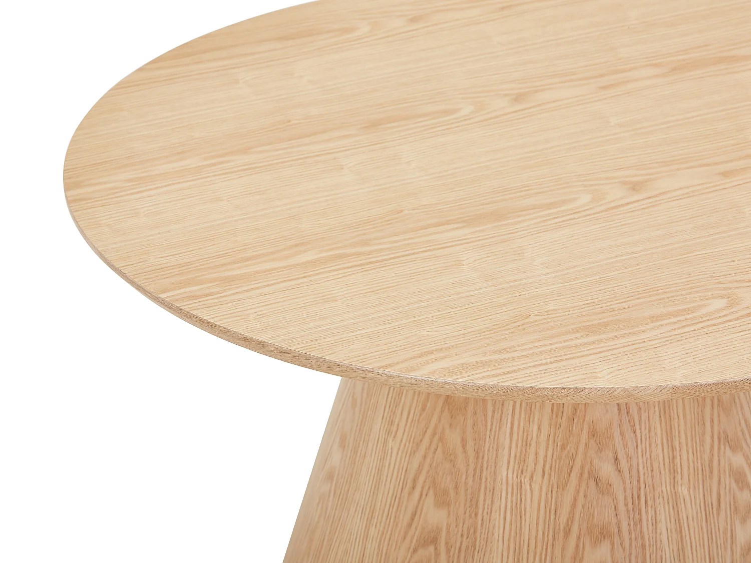 Table basse placage frêne - Naturel clair - ANTALIZA