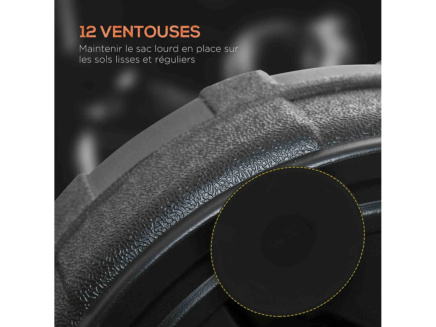 Punching ball sur pied hauteur réglable H.147 -165cm - ressort central, socle ventouses - bleu blanc rouge