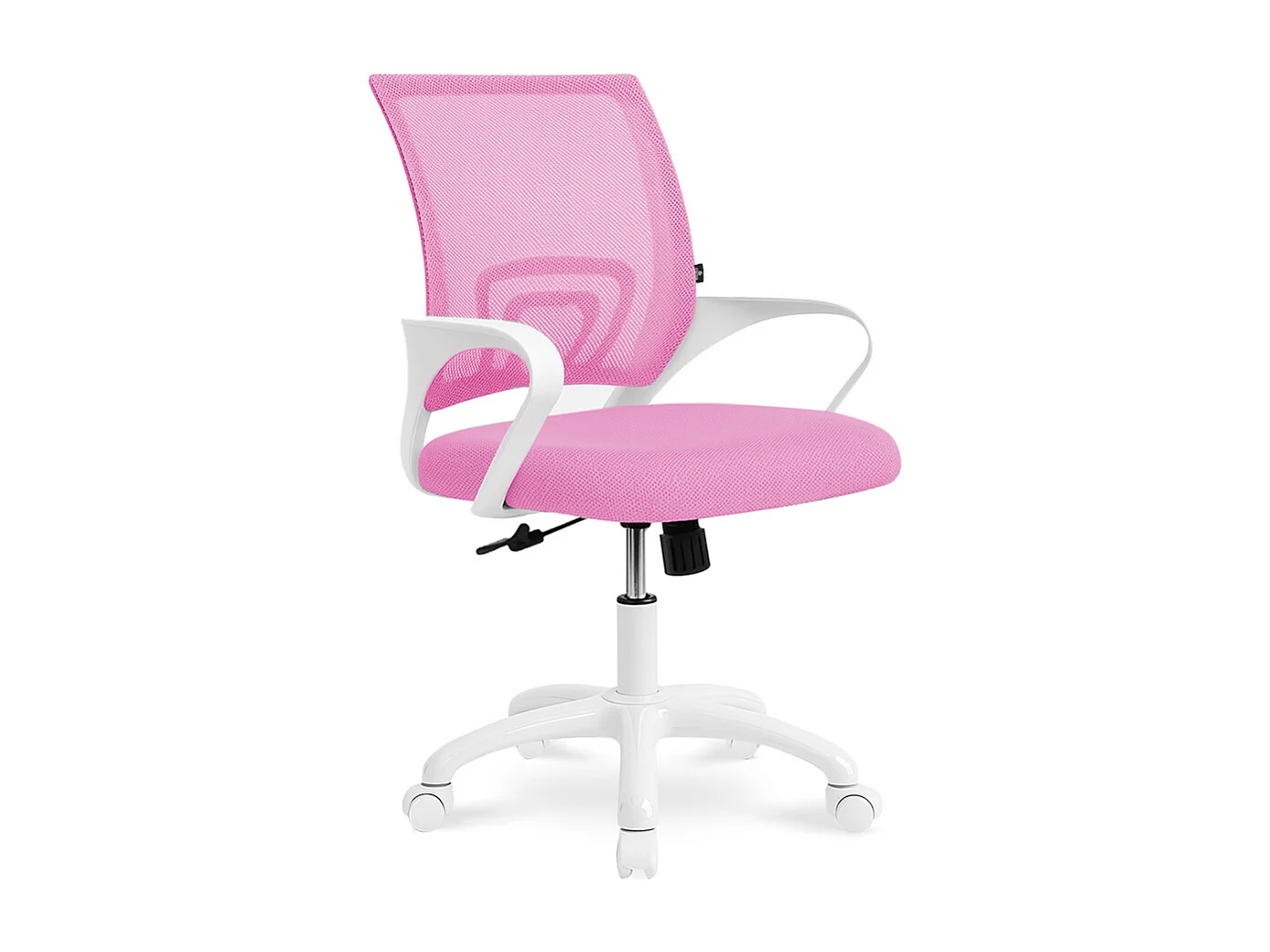 Sedia da ufficio ergonomica girevole fucsia – Happy