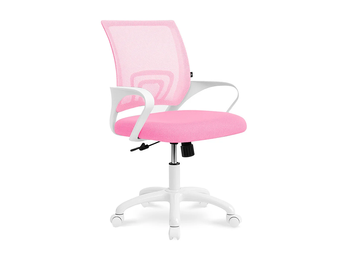 Sedia da ufficio ergonomica girevole fucsia – Happy