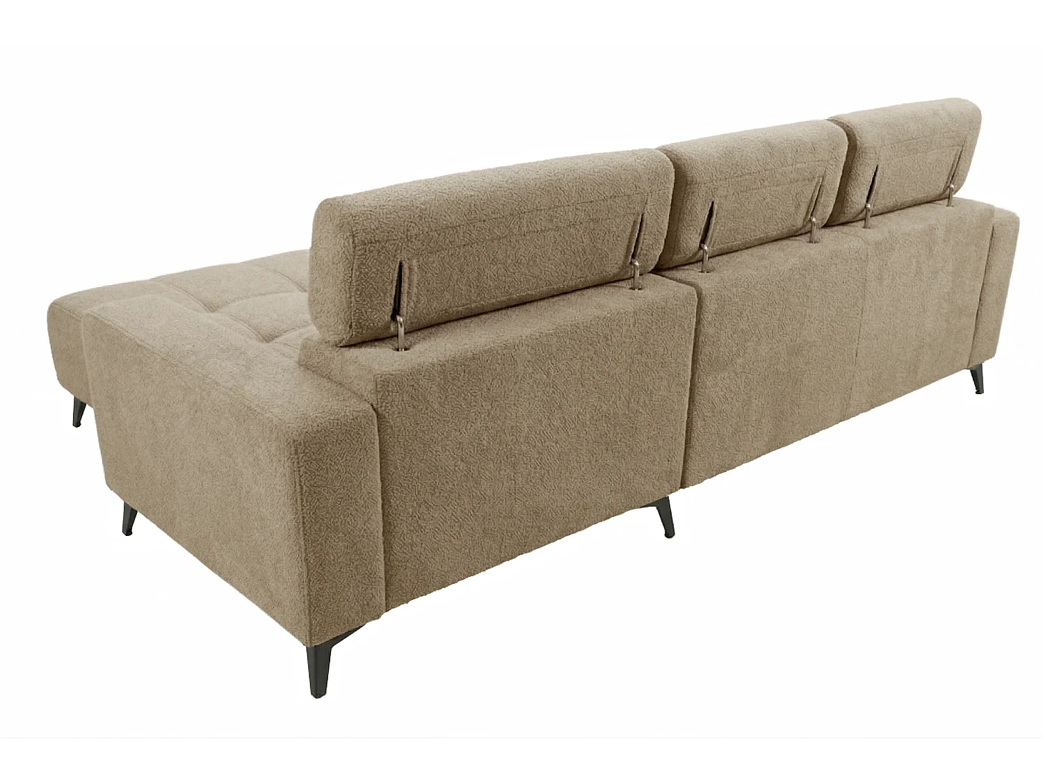 Nicolette – Moderne hoekbank met elektrische relaxfunctie