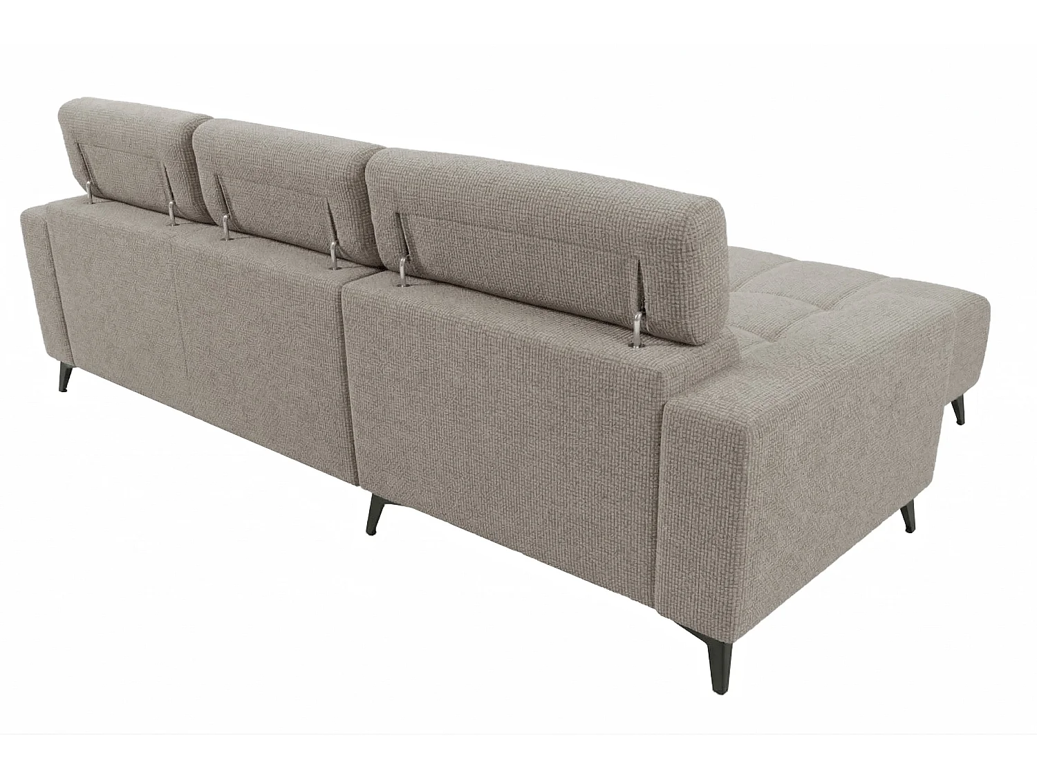 Nowoczesny narożnik Nicolette z elektryczną funkcją relax