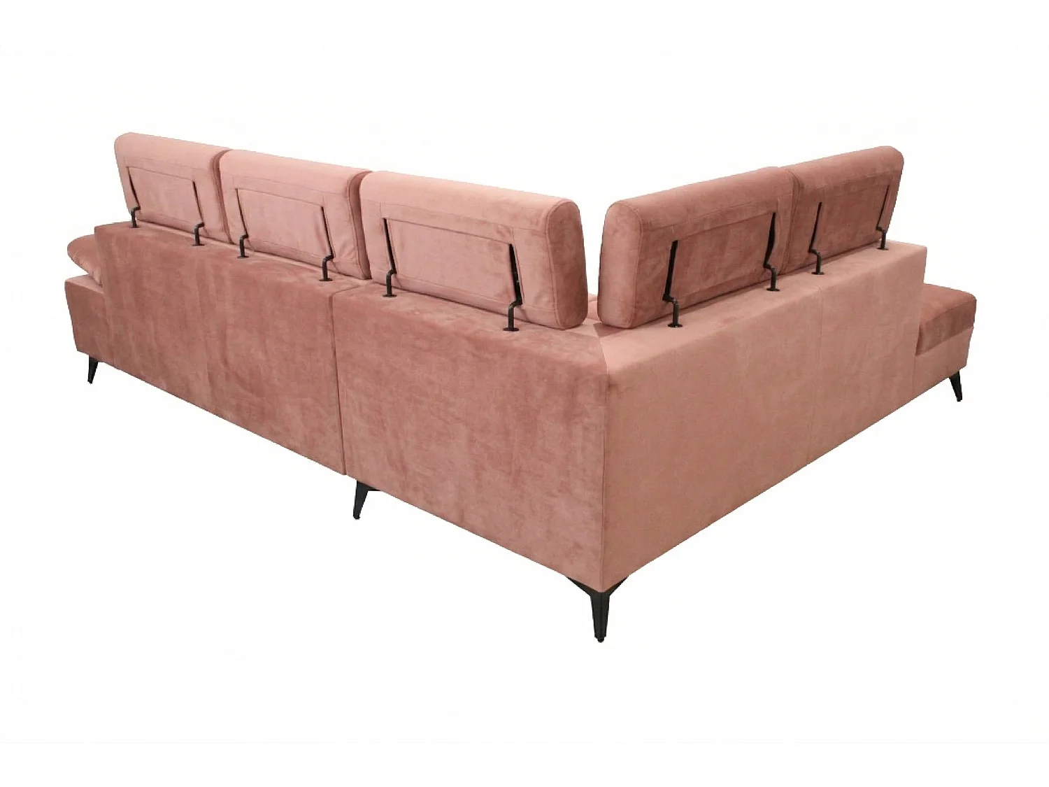 Canapé d’angle moderne Vigo avec fonction RELAX et appuie-têtes réglables – idéal pour le salon