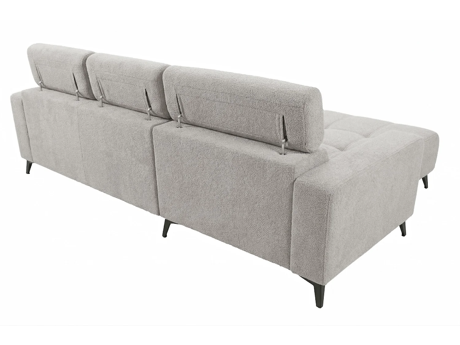 Nowoczesny narożnik Nicolette z elektryczną funkcją relax