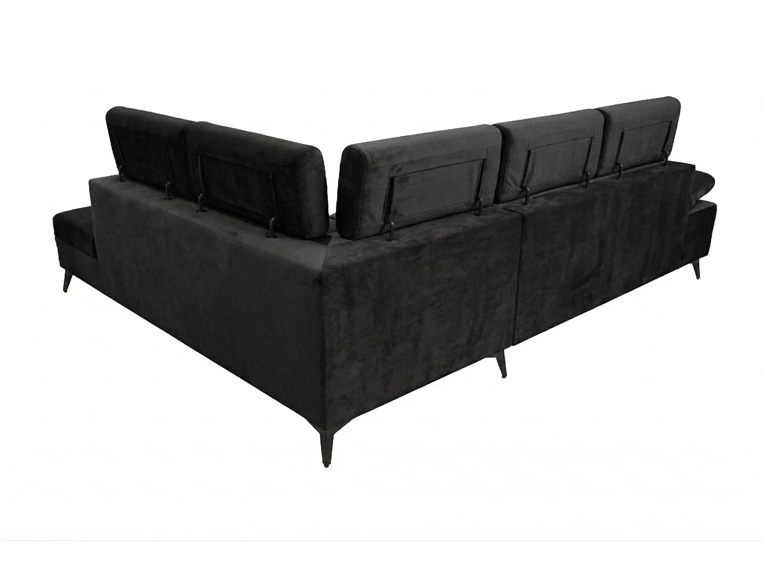 Canapé d’angle moderne Vigo avec fonction RELAX et appuie-têtes réglables – idéal pour le salon