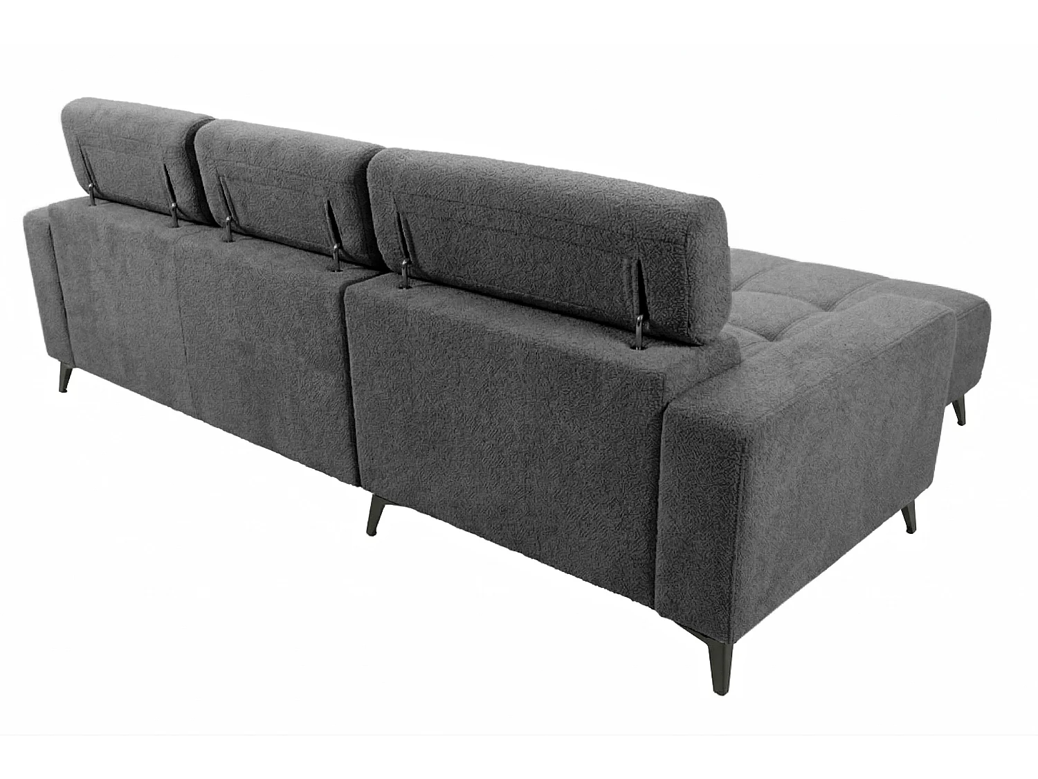 Nowoczesny narożnik Nicolette z elektryczną funkcją relax