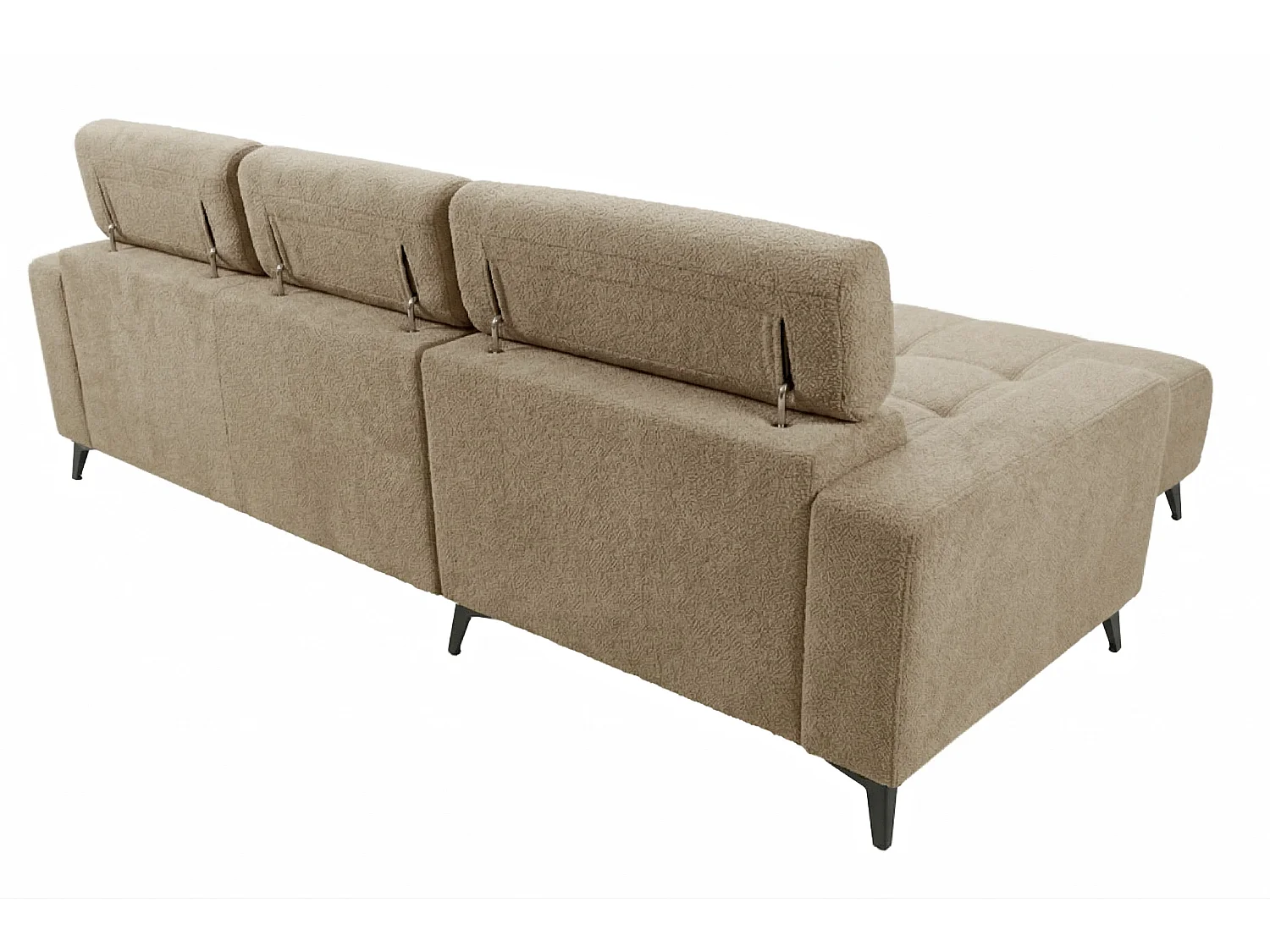 Nowoczesny narożnik Nicolette z elektryczną funkcją relax