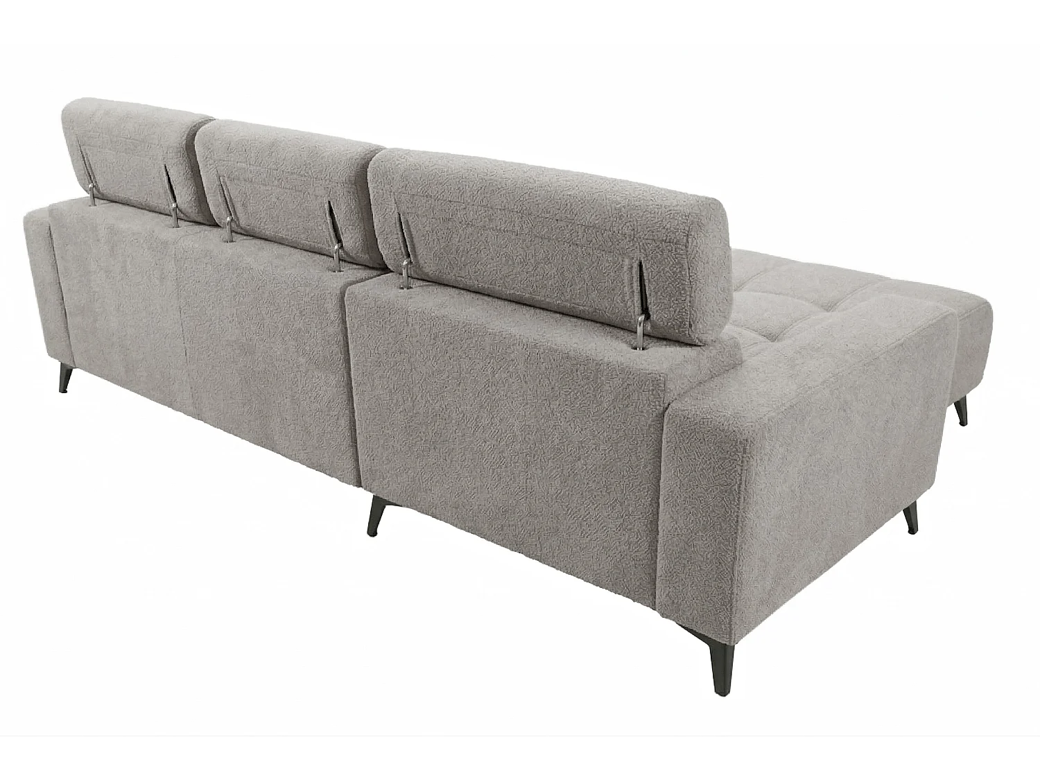 Nowoczesny narożnik Nicolette z elektryczną funkcją relax