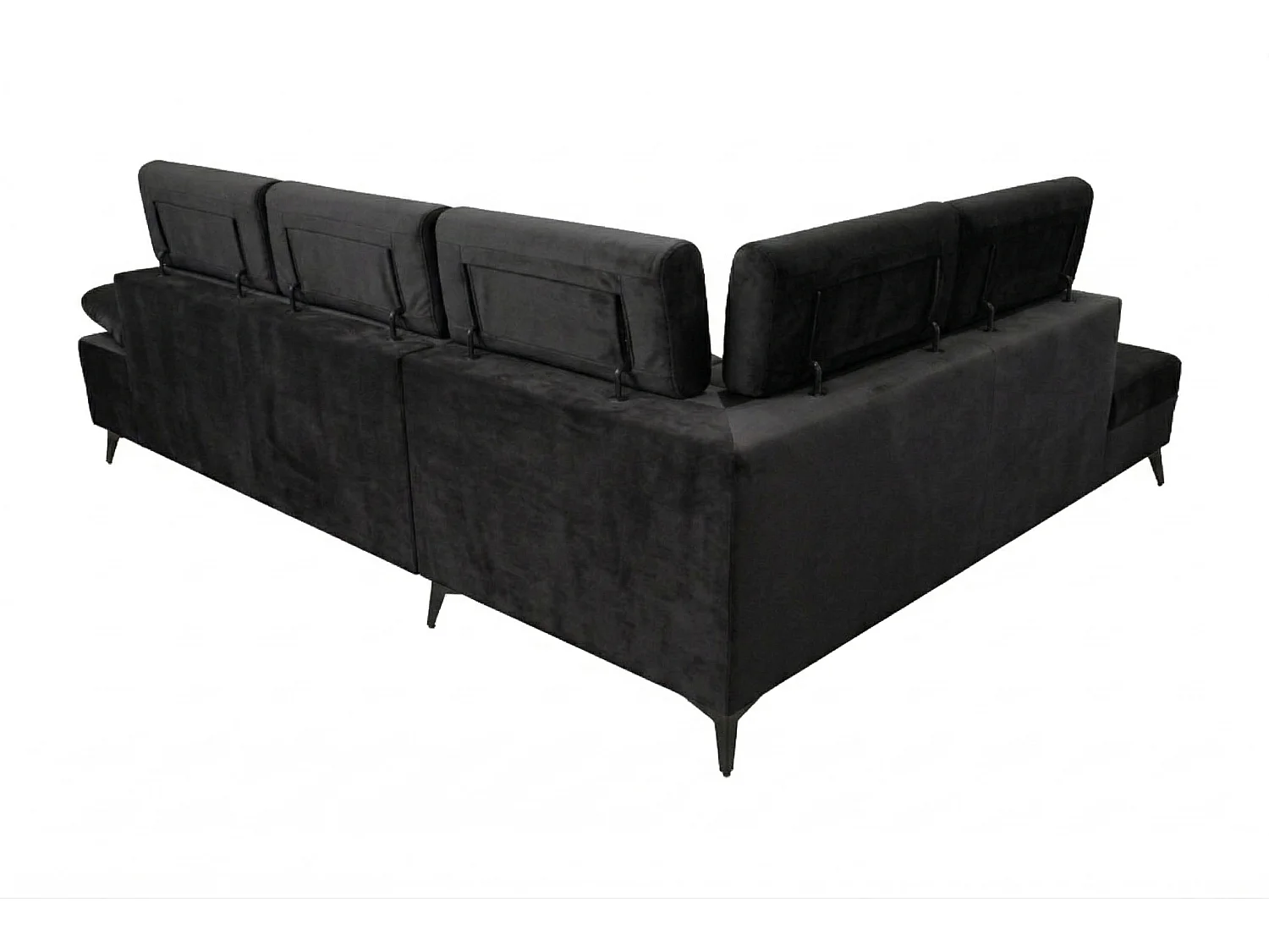 Canapé d’angle moderne Vigo avec fonction RELAX et appuie-têtes réglables – idéal pour le salon