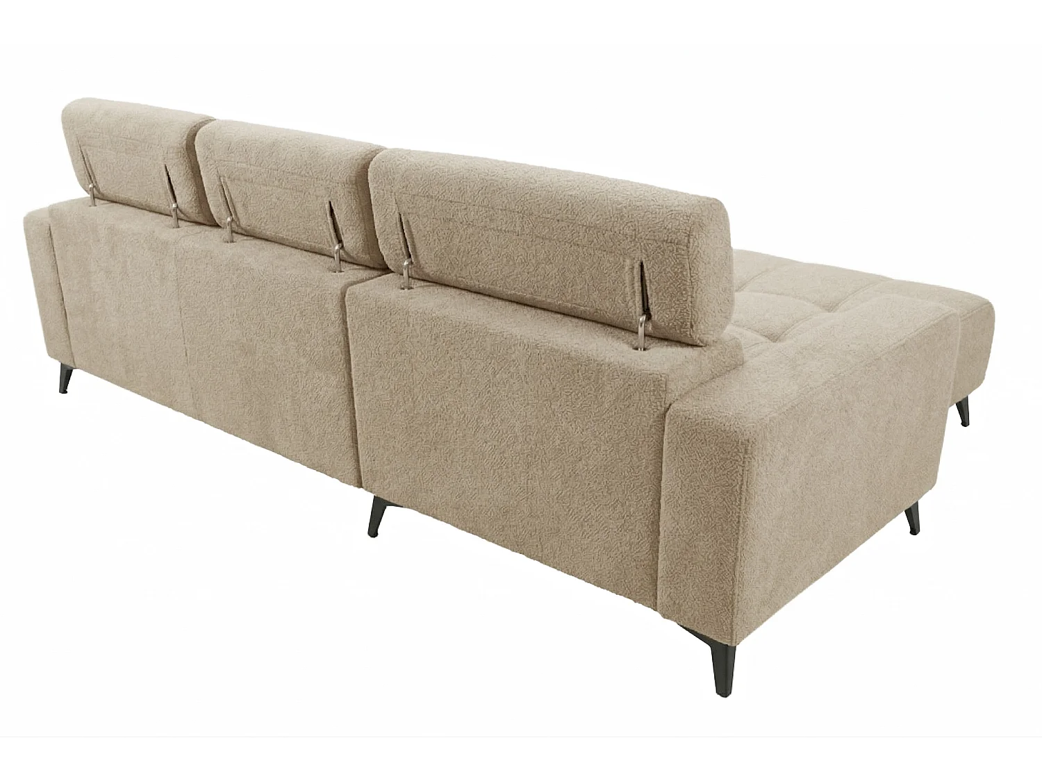 Nicolette - Moderner Ecksofa mit elektrischer Relaxfunktion