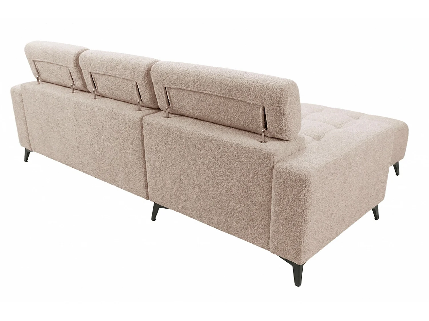 Nowoczesny narożnik Nicolette z elektryczną funkcją relax