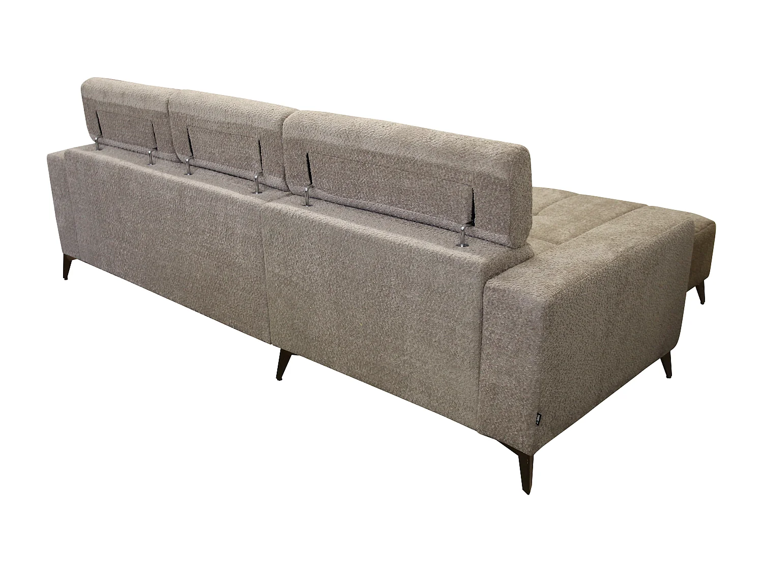 Nicolette - Canapé d’angle moderne avec fonction relax électrique