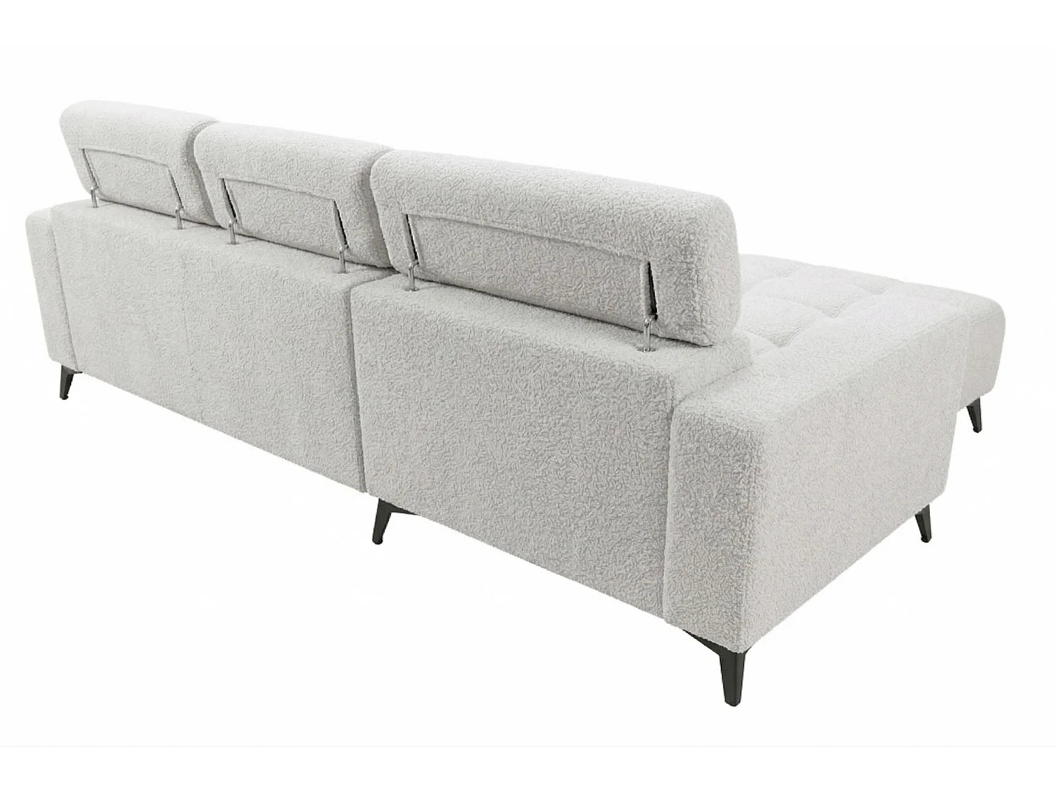 Nicolette - Canapé d’angle moderne avec fonction relax électrique