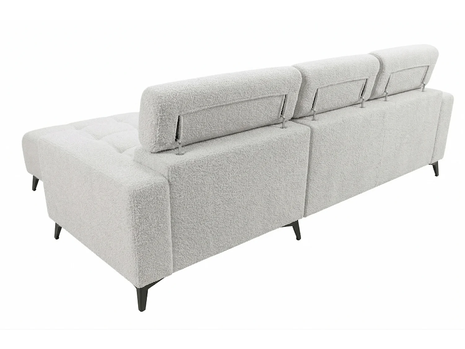 Nicolette - Canapé d’angle moderne avec fonction relax électrique