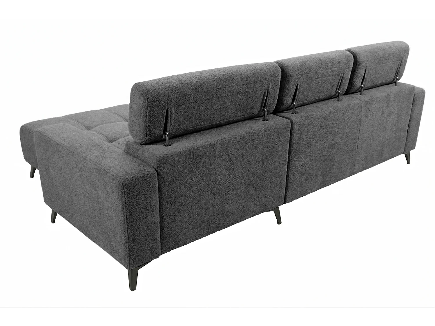 Nicolette - Canapé d’angle moderne avec fonction relax électrique