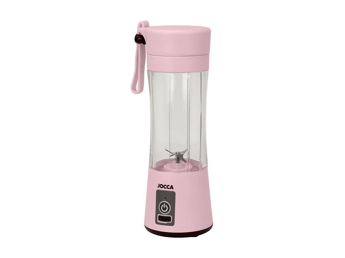 Blender portable - JOCCA - SWEET - 380 ml - 2000 mAh - Avec câble USB - Rose