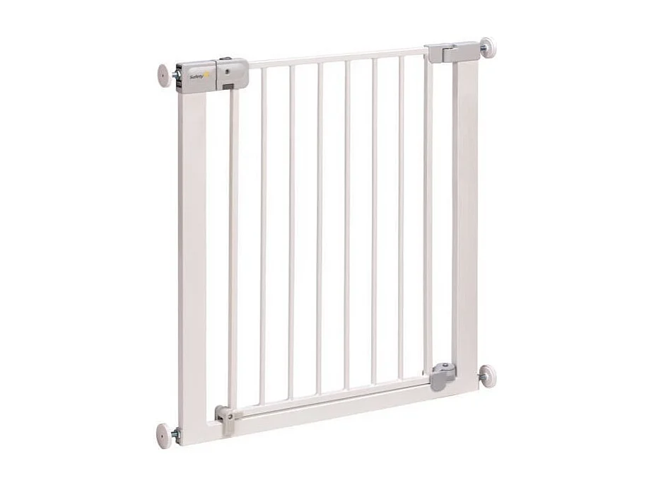 Barrière de sécurité Safety 1st Auto-Close métal 73–80 cm, Blanc