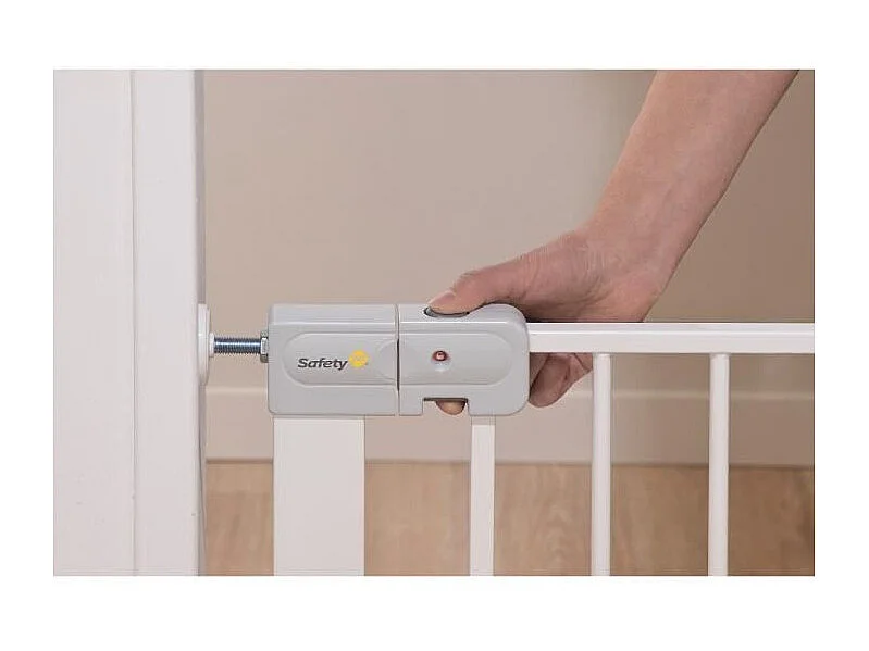 Barrière de sécurité Safety 1st Auto-Close métal 73–80 cm, Blanc