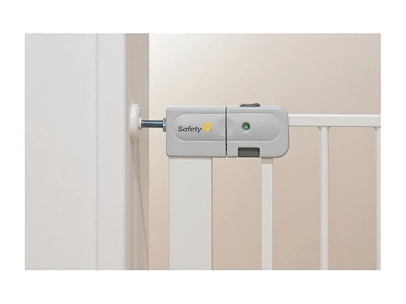 Barrière de sécurité Safety 1st Auto-Close métal 73–80 cm, Blanc