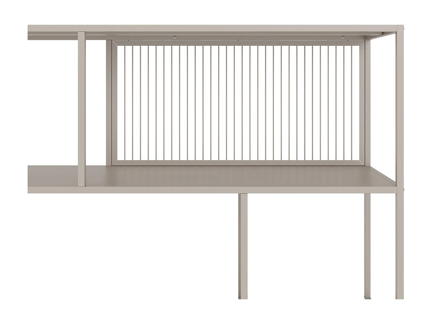 Étagère en métal taupe EMILIA - HAPPY GARDEN