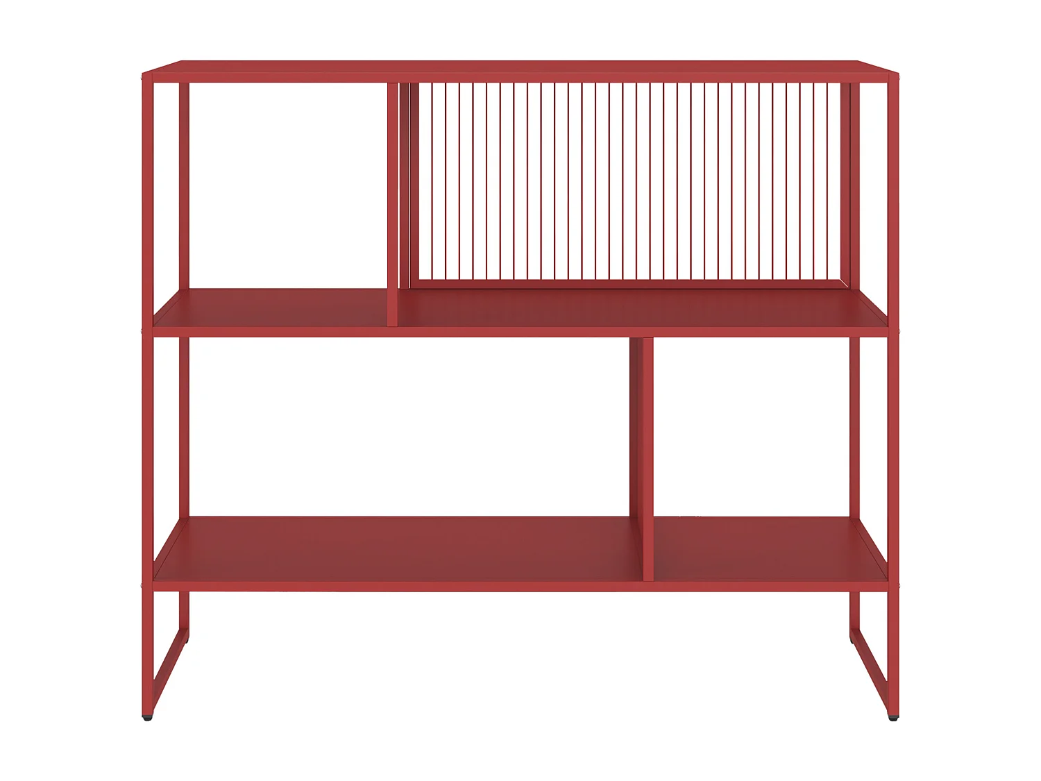 Étagère en métal rouge carmin EMILIA - HAPPY GARDEN