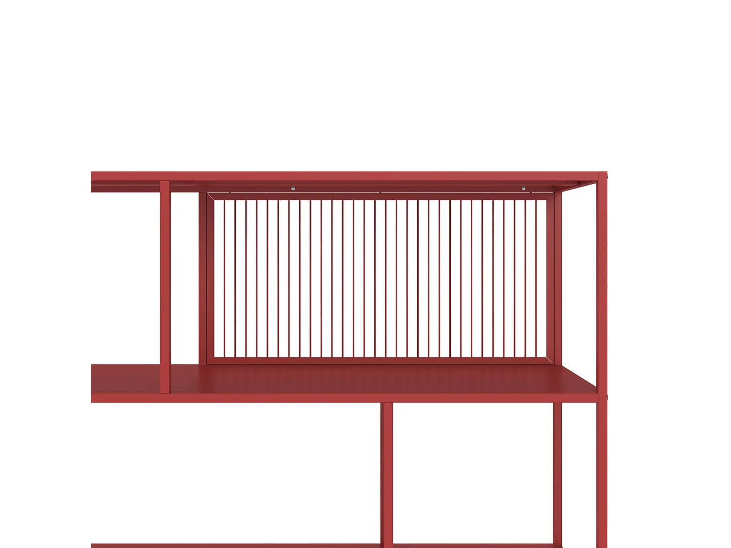 Étagère en métal rouge carmin EMILIA - HAPPY GARDEN