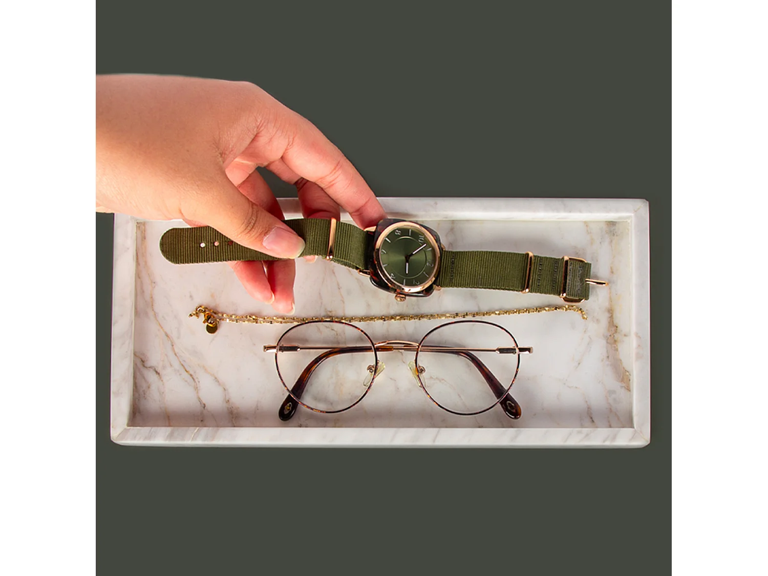 Plateau en marbre blanc véritable - Marbre - Bath Bazaar - BATHBAZAAR