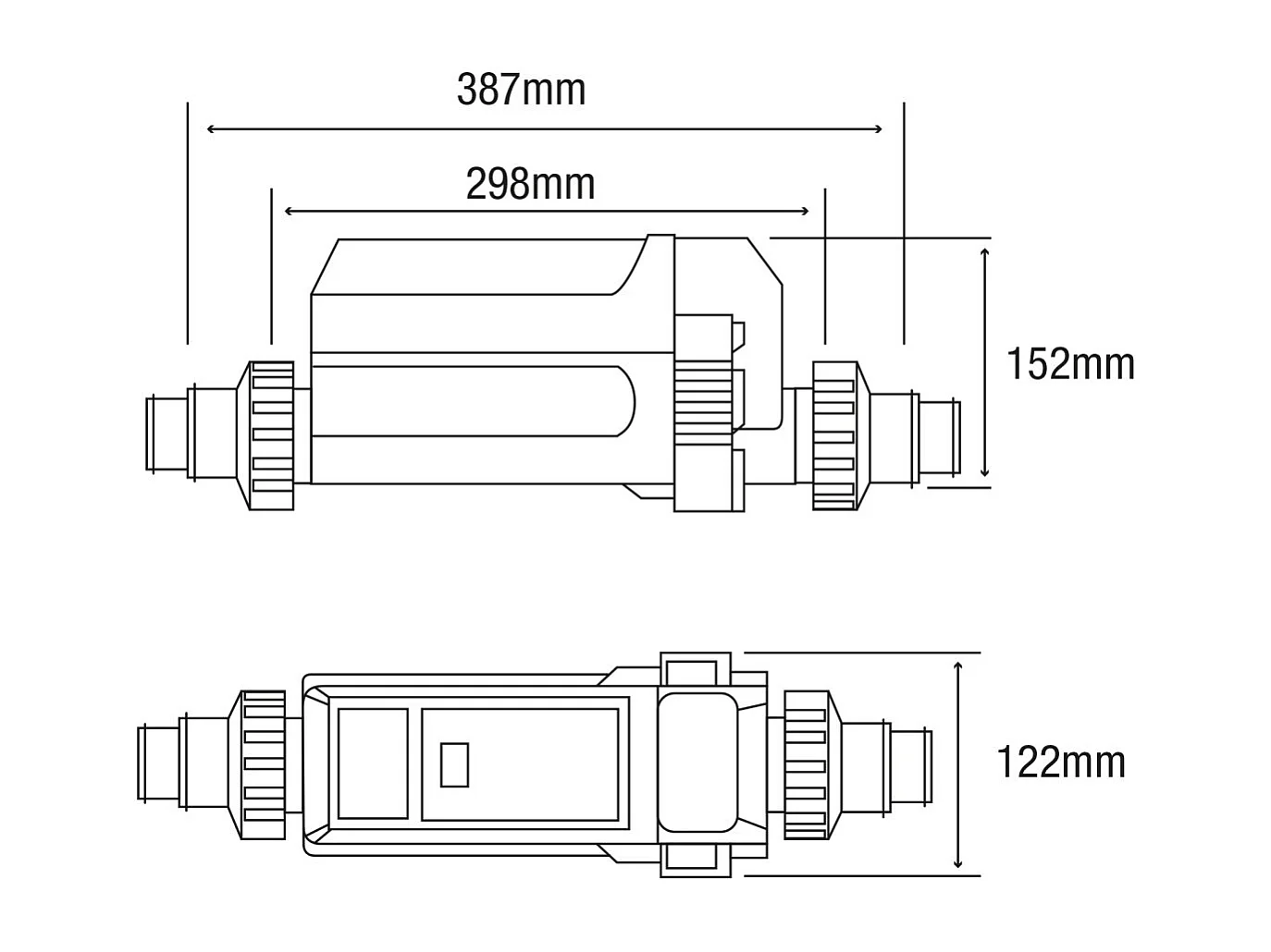 Crystalyse Salzelektrolysegerät Aufstellpool 24m³ - Natürliche Behandlung - 5g/h