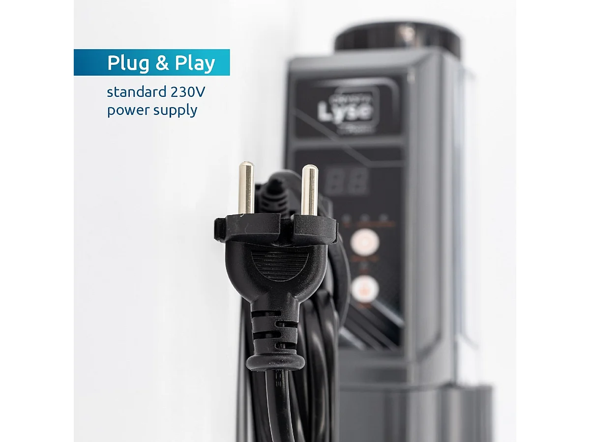 Elettrolizzatore salino Crystalyse 24m³ per piscine fuori terra - Trattamento naturale - 5g/h