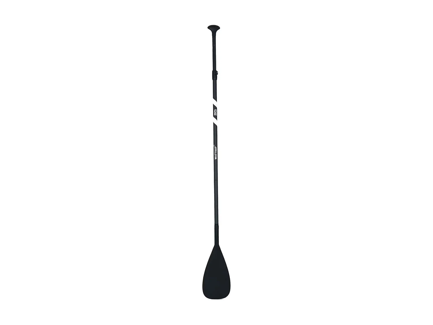 WATTSUP Stand Up Paddle 30% Carbono - Fibra de Vidrio - 3 Piezas - Ajustable / Extraíble 165-215cm Anillo de apriete - Ligero 1kg - Rendimiento