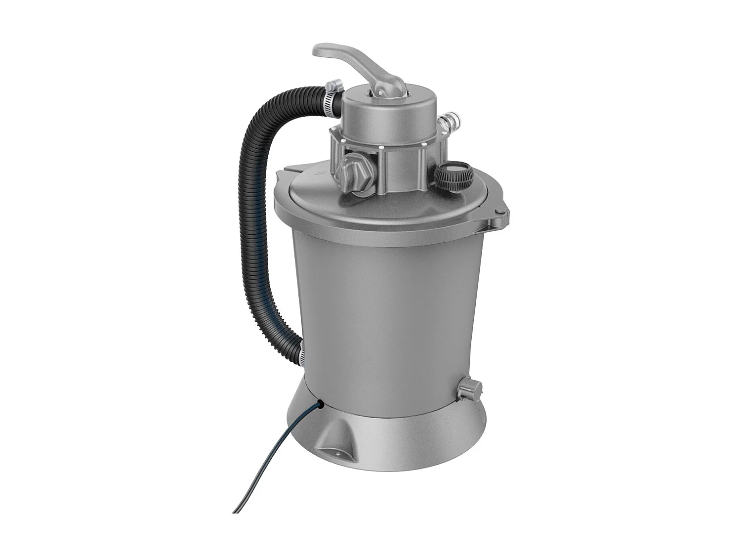 Filtergruppe 3m3/h (Filter + Umwälzpumpe) - Wasserdurchfluss 3,03 m3/h - 20 m3 - Kompaktes Design