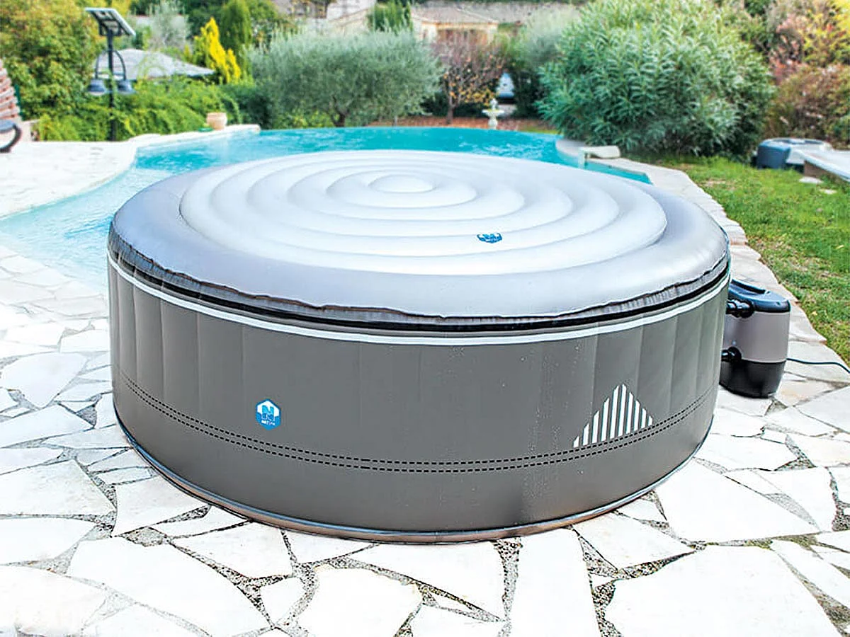 Couvercle gonflable pour spa gonflable rond 4 places Ø 140 cm - Netspa