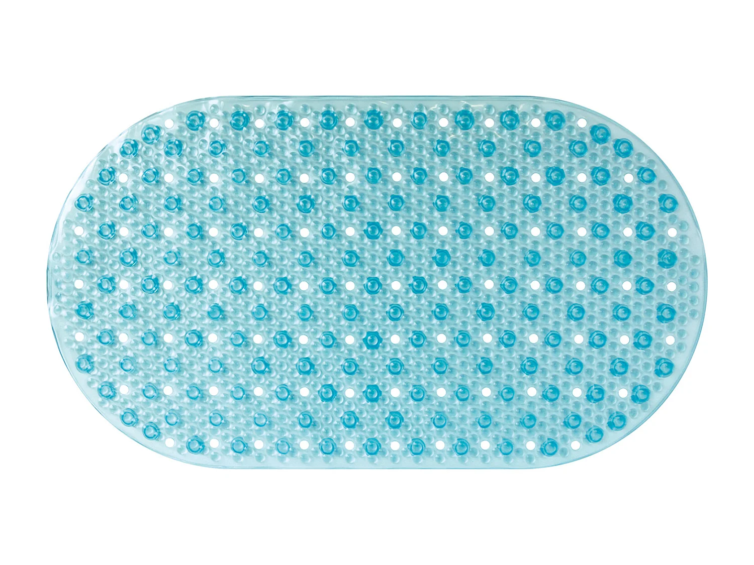 Tapis de bain antidérapant gloss 39x69 bleu - GELCO