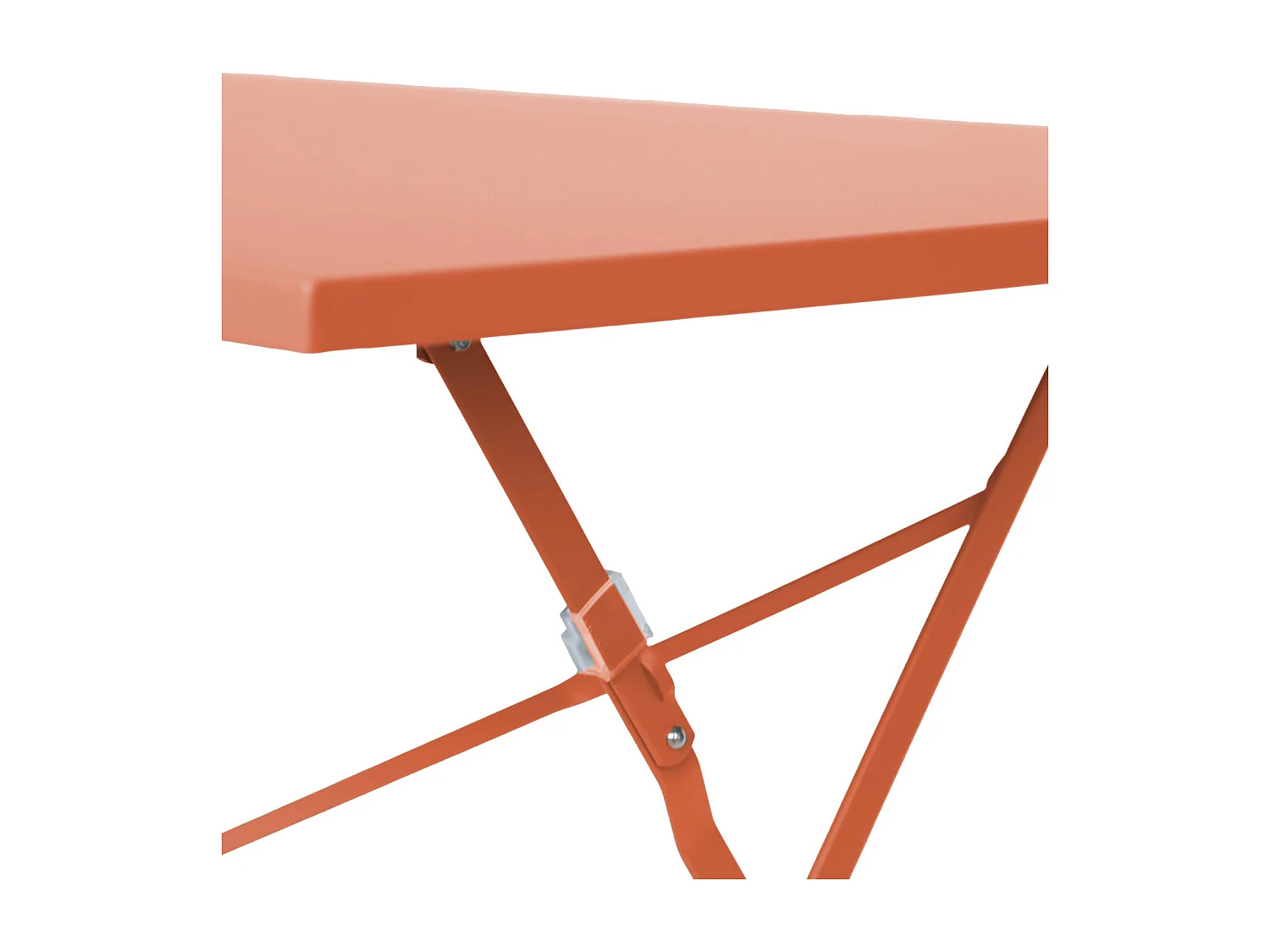 Table de jardin bistrot pliante métal + 4 assises 110 x 70cm. avec quatre chaises pliantes. acier thermolaqué