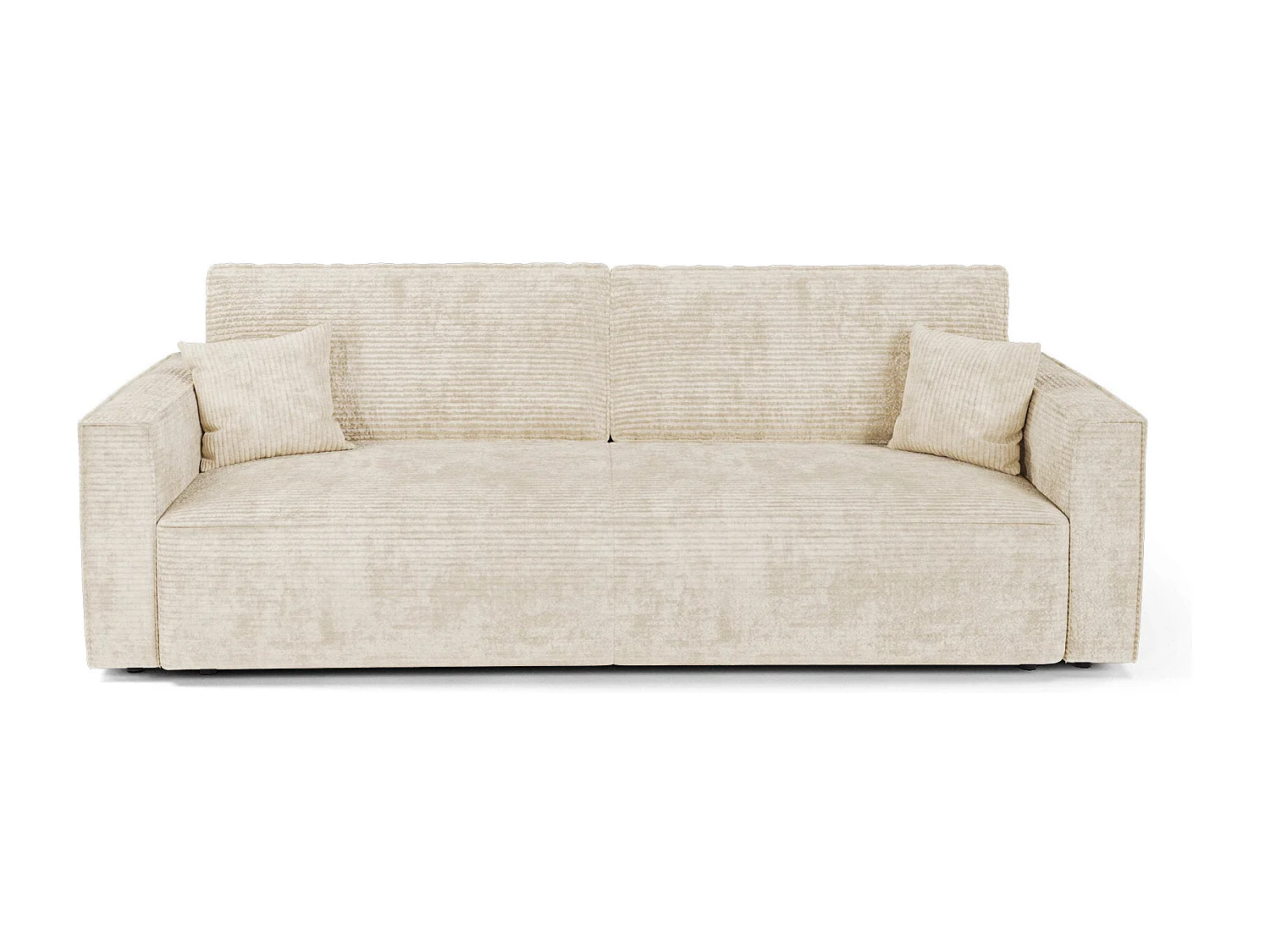 Canapé convertible avec coffre  en Velours côtelé