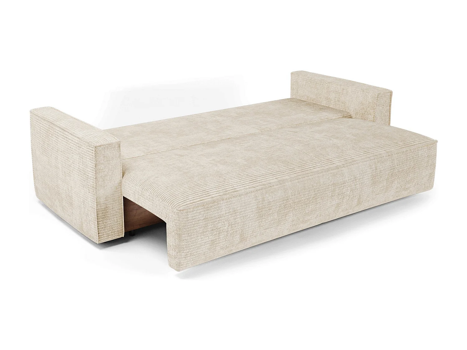 Canapé convertible avec coffre  en Velours côtelé