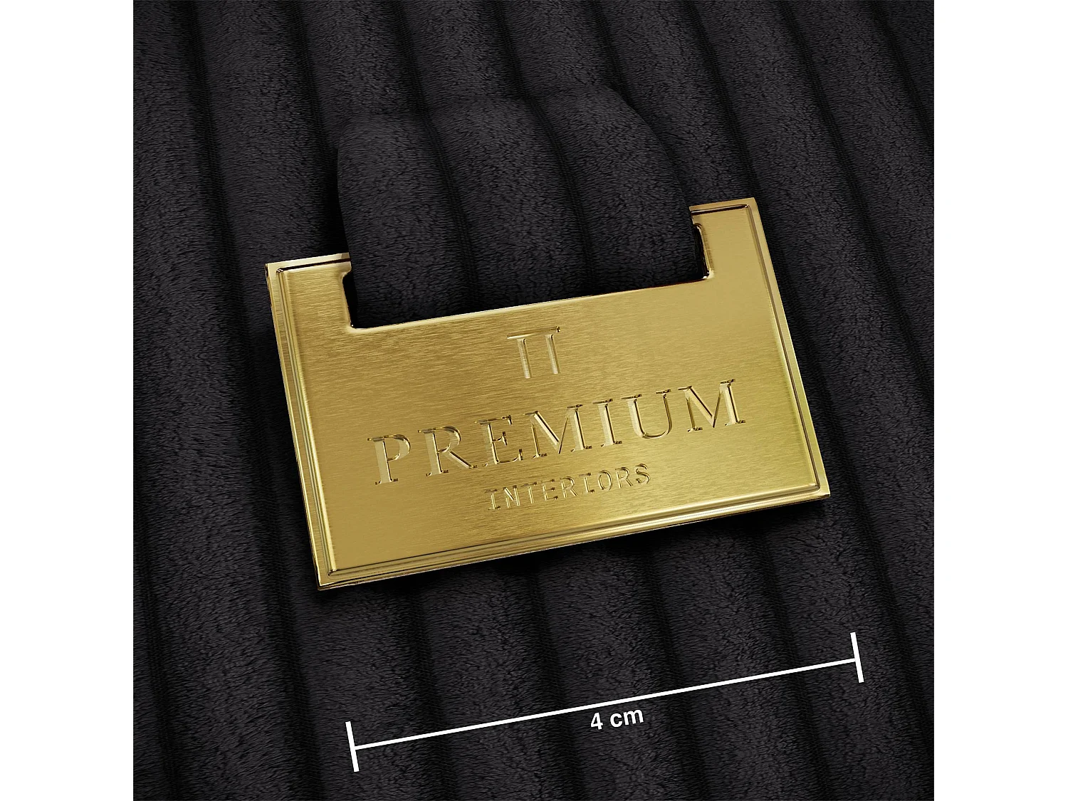 Canapé d'angle gauche convertible avec coffre COMO en Velours côtelé