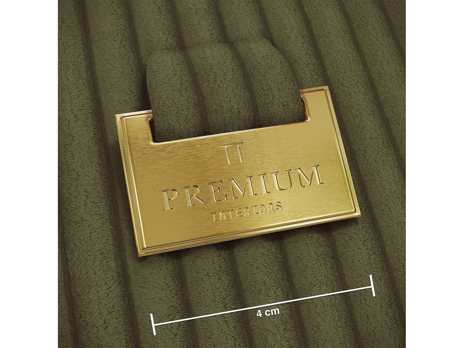 Canapé d'angle gauche convertible avec coffre COMO en Velours côtelé