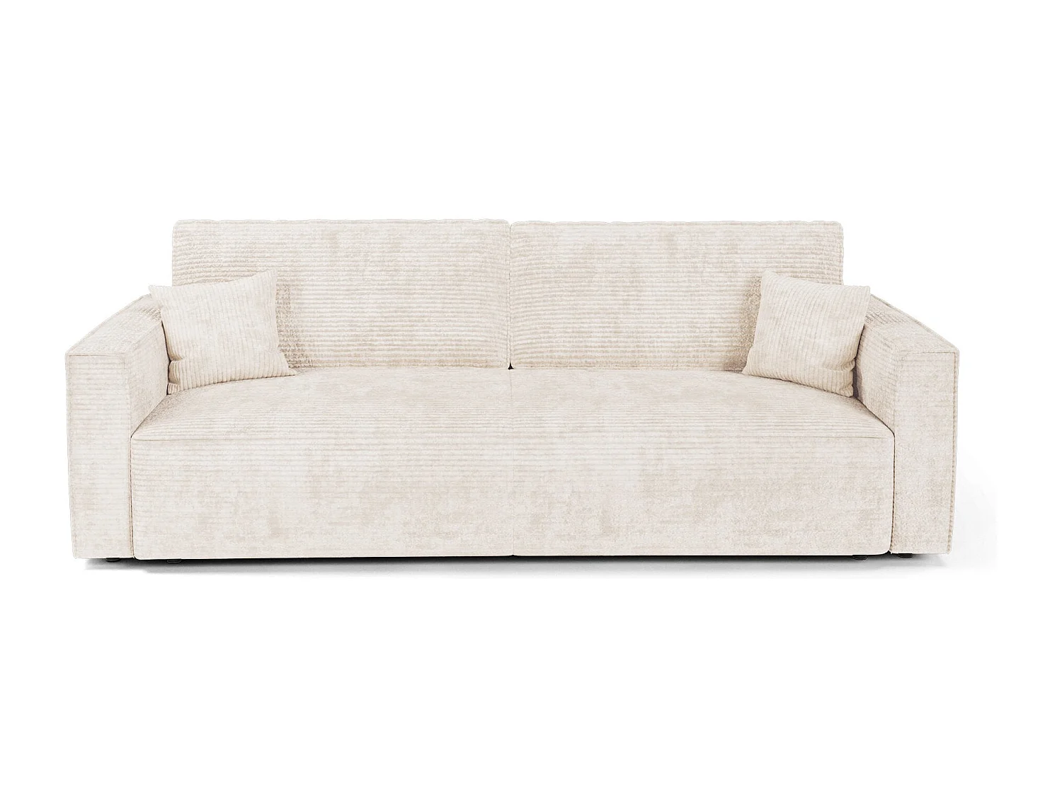 Canapé convertible avec coffre  en Velours côtelé