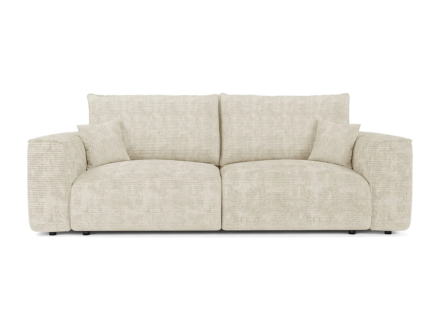 Canapé convertible express COMO en Velours côtelé