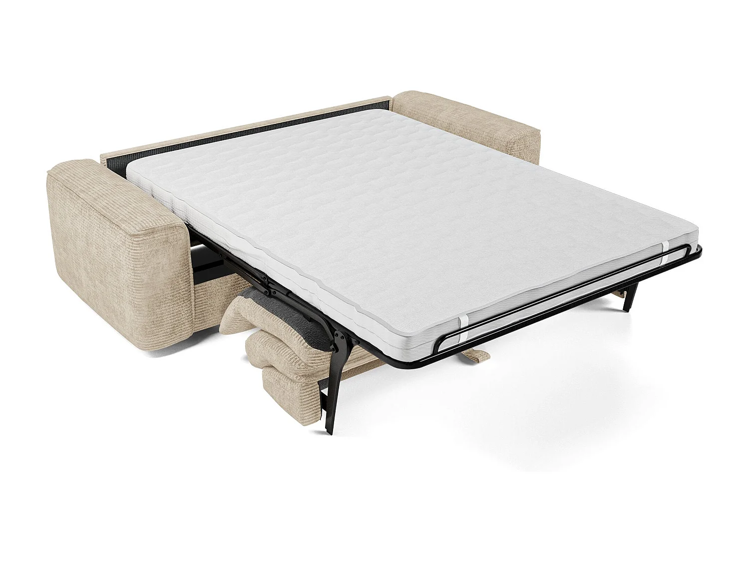 Canapé convertible express COMO en Velours côtelé